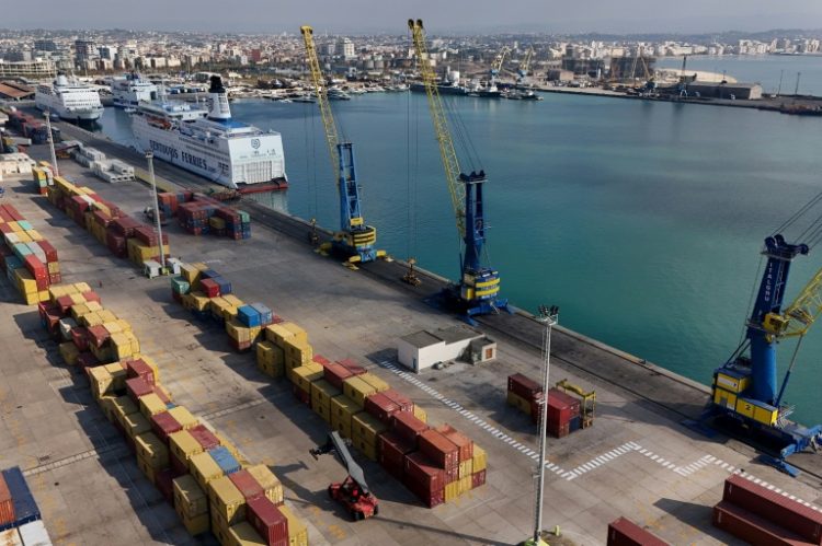 Albanian authorities have said they plan to test the cargo once the ship docks. ©AFP