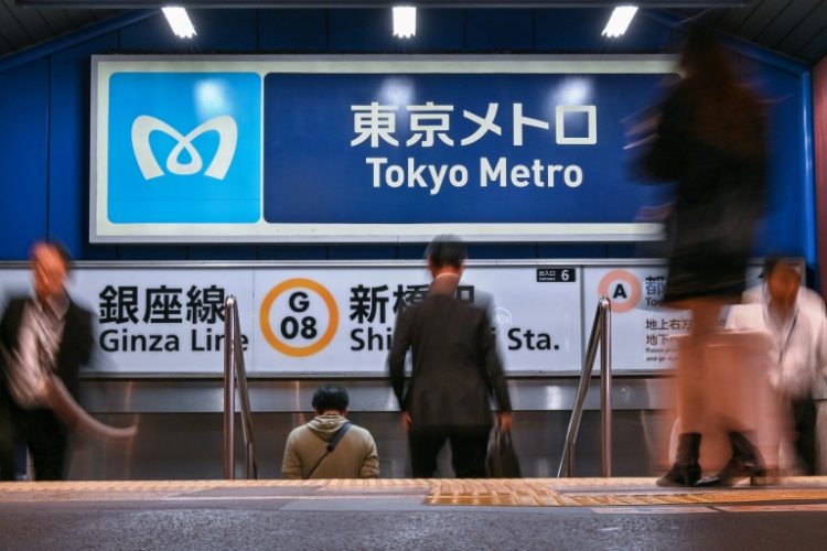 Tokyo Metro's listing reduces government ownership, split between the nation and Tokyo city, to around 50 percent. ©AFP