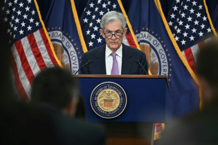 Fed Chair Jerome Powell told reporters he would not resign early if Trump asked him to. ©AFP