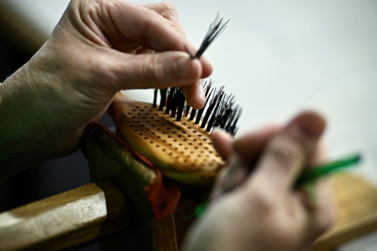 France's northern Oise region is the heart of the country's traditional brushmaking craft. ©AFP