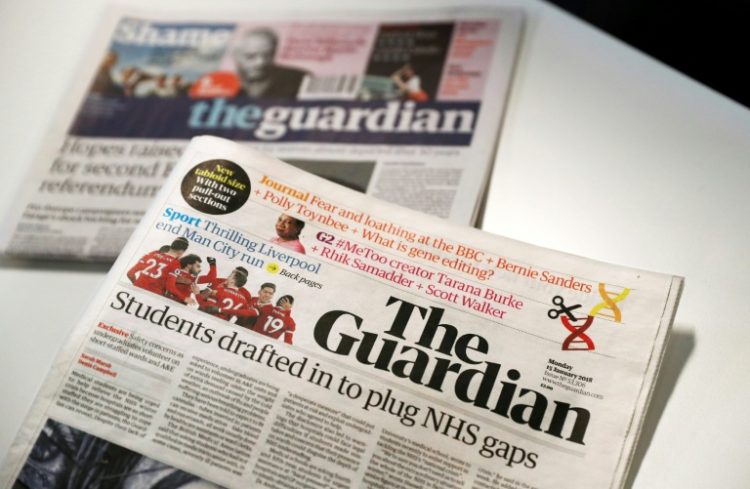 The Guardian said it would no longer post on X, calling it a 'toxic media platform'. ©AFP