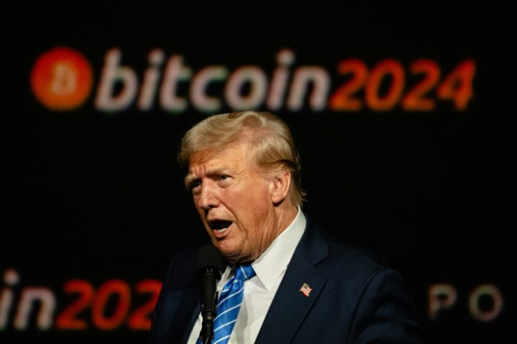 Bitcoin has surged to frsh records since Donald Trump was re-elected president last week, with hopes he will ease regulations surrounding the digital currency. ©AFP