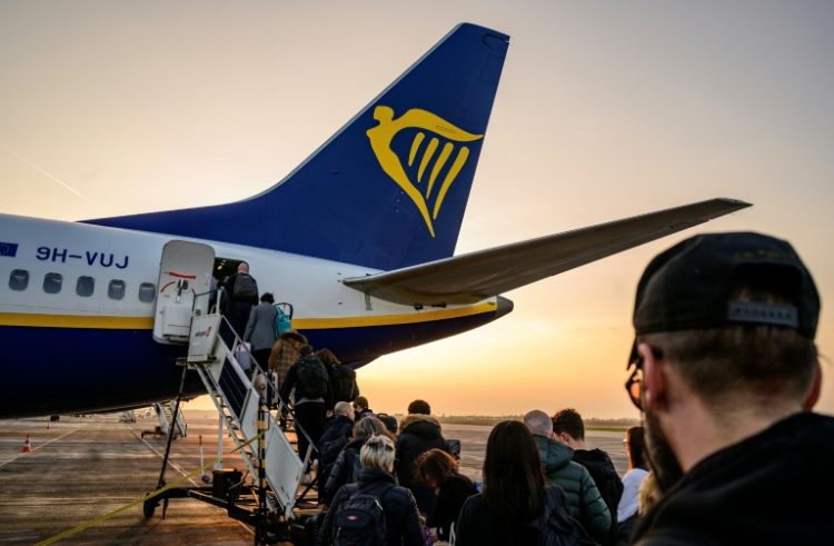 Ryanair, which was the first to start charging extra for hand luggage in November 2018, was slapped with the biggest fine. ©AFP