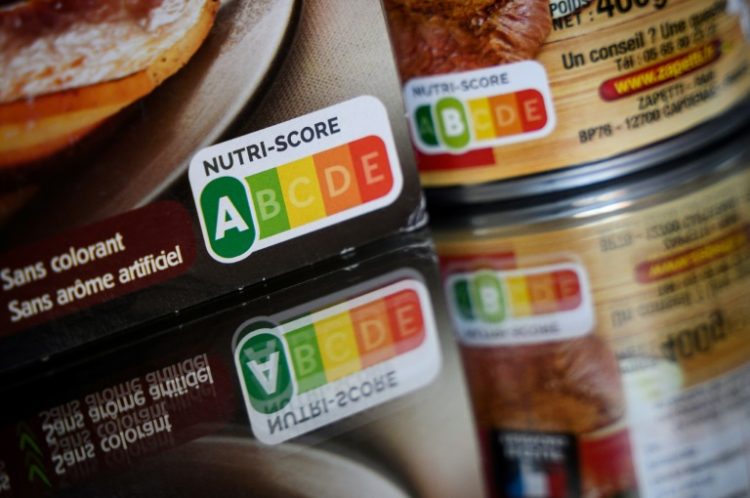 The Nutri-Score rating system is used in France, Germany and a handful of other countries -- some want it applied across the EU. ©AFP