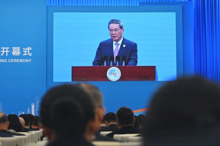 Premier Li Qiang said Tuesday he was 'fully confident' China would hit its growth targets this year. ©AFP