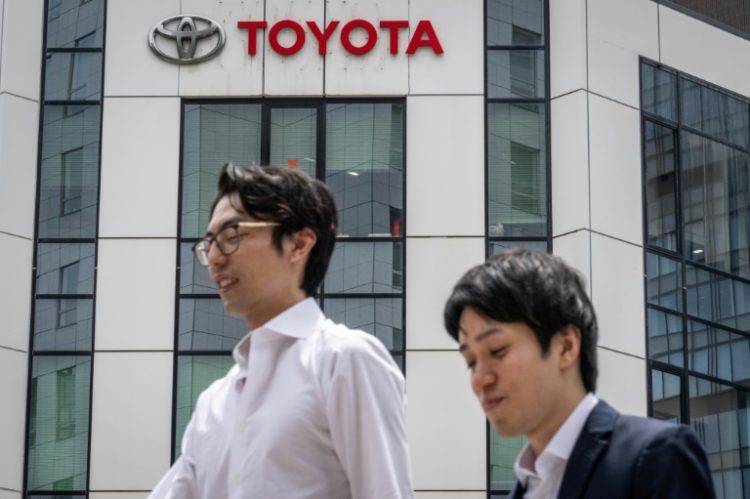 Toyota's unit sales were hit by production cuts in Japan related to certification issues. ©AFP