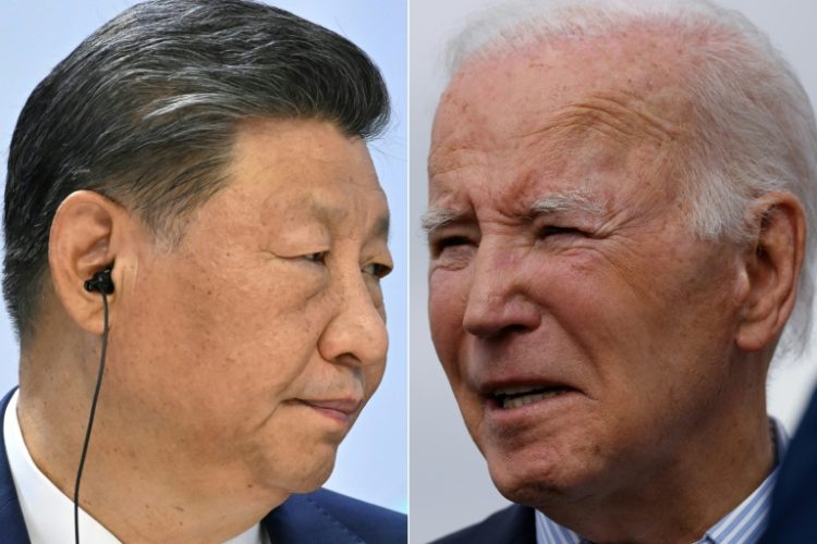 Biden and Xi will be meeting for the third time. ©AFP