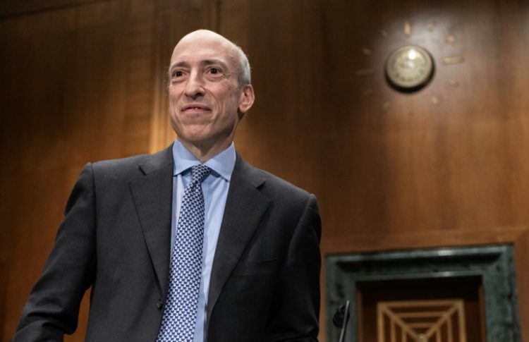 Gary Gensler will step down as chair of the US Securities and Exchange Commission. ©AFP