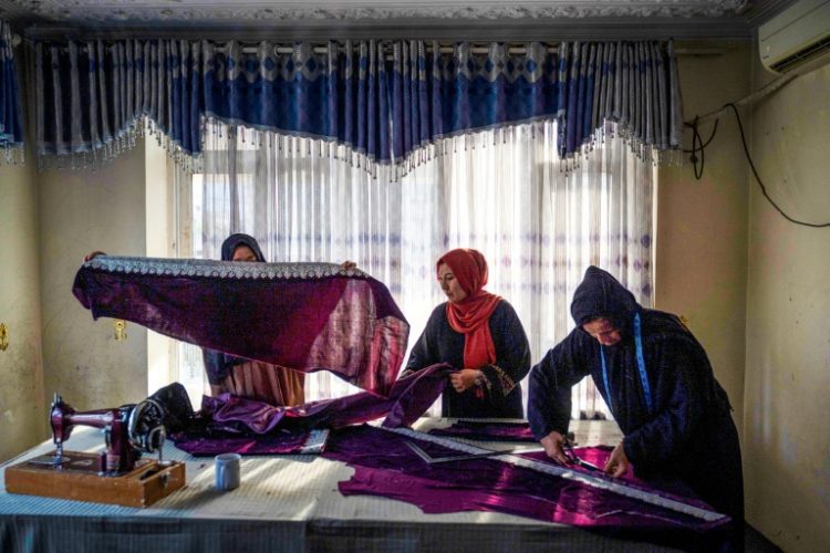 Many Afghan women have launched small businesses to meet their own needs and support other women. ©AFP