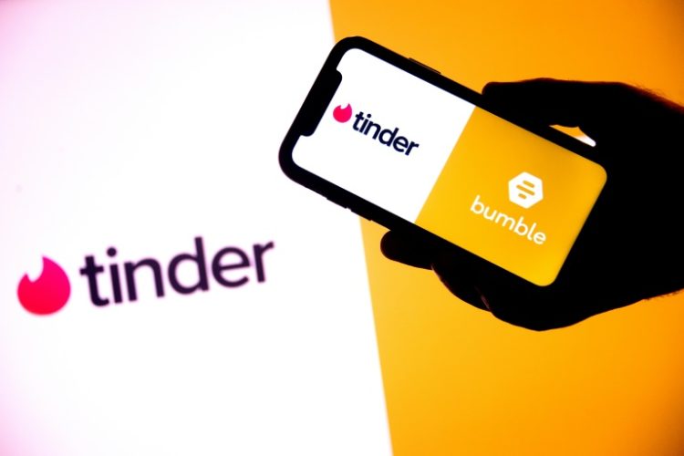 Both Tinder and Bumble, the big beasts of the dating app kingdom, have shed active users since the boom times of the Covid pandemic . ©AFP