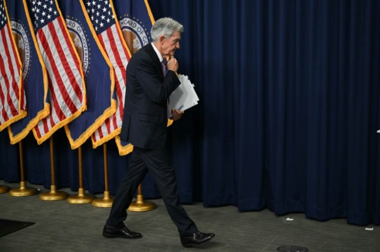 Fed Chair Jerome Powell, seen in Washington in September 2024, will convene a meeting of top officials to set the US central bank's key interest rate target. ©AFP