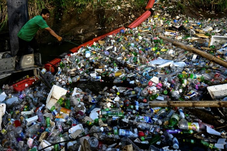 Plastic pollution litters our seas, our air and even our bodies, but negotiators face an uphill battle next week to agree on the world's first treaty aimed at ending the problem. ©AFP