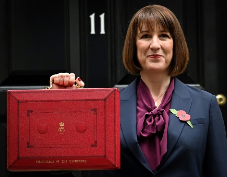 UK Chancellor Rachel Reeves said she was 'not satisfied' with the latest GDP figures. ©AFP