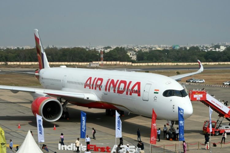 Air India has ordered 10 more A350 planes from Airbus, along with 90 A320 family aircraft. ©AFP