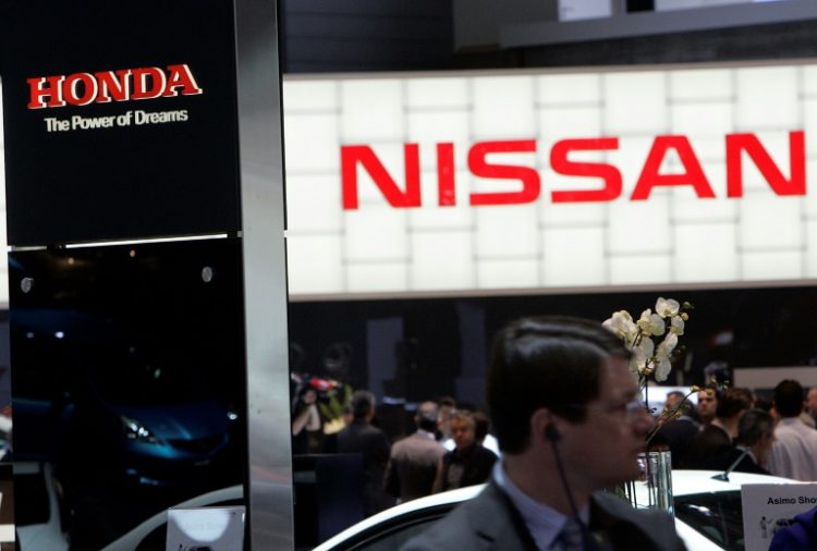 Honda and Nissan had already deepened ties earlier in 2024 when they agreed to explore a strategic partnership on electric vehicles. ©AFP