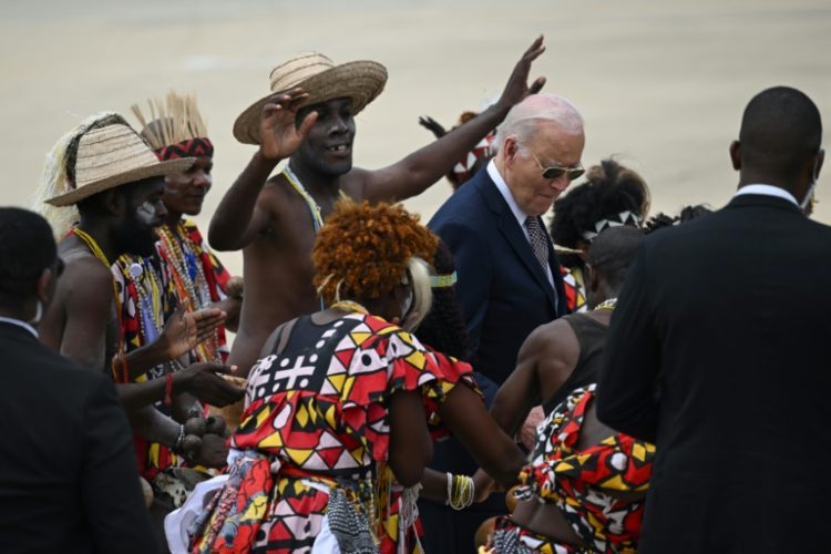 US President Joe Biden is the first US president to travel to Angola. ©AFP