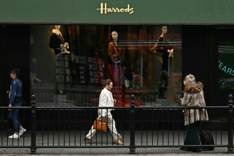 Harrods' staff will strike on some of the busiest retail days of the year. ©AFP