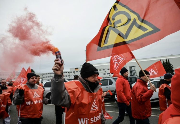 VW unions have vowed a massive wave of strikes to protest the cost-cutting plans . ©AFP