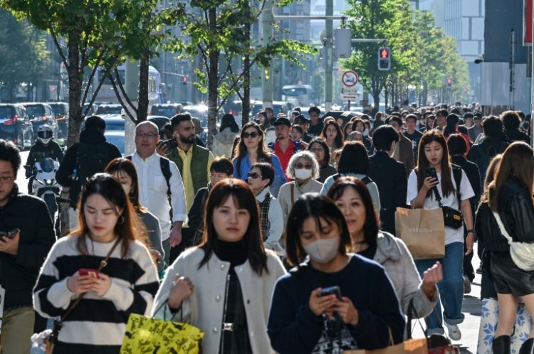 Japan's new budget includes a jump in social security spending. ©AFP