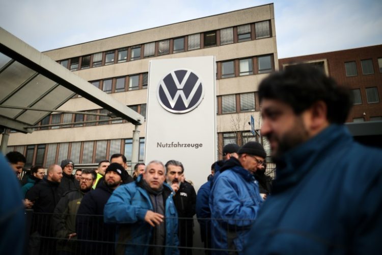 Volkswagen is seeking to make major cost cuts as it faces myriad headwinds. ©AFP