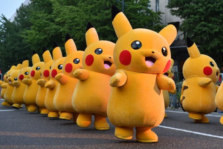 Pikachu and friends are back in the new adaptation of the card-trading game. ©AFP