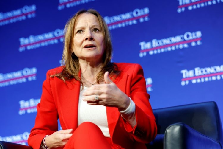 General Motors CEO Mary Barra said in October the company would stick it out in China but that it planned to restructure . ©AFP