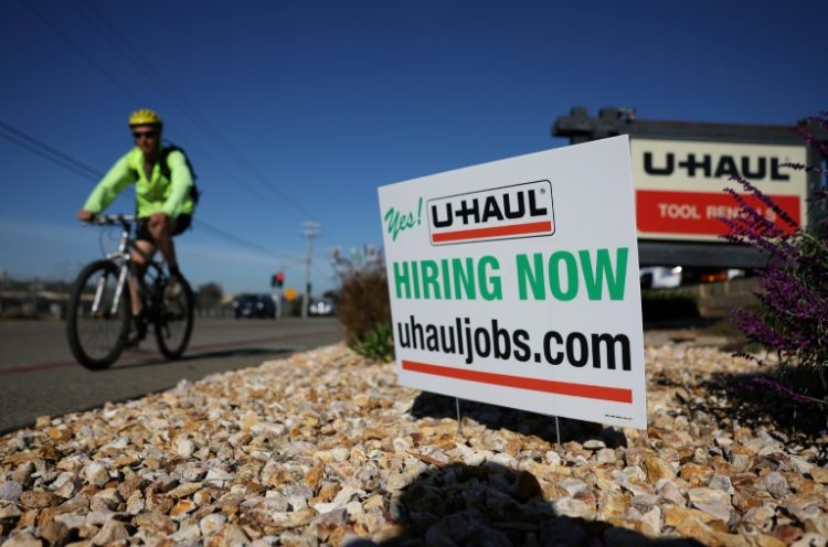 A strong US jobs market is helping to put pressure on the Federal Reserve to keep interest rates on hold. ©AFP