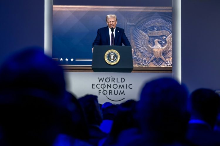 Trump's speech to the World Economic Forum was the most eagerly anticipated event in Davos. ©AFP