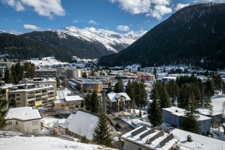 The Swiss Alpine resort hosts the World Economic Forum every winter. ©AFP