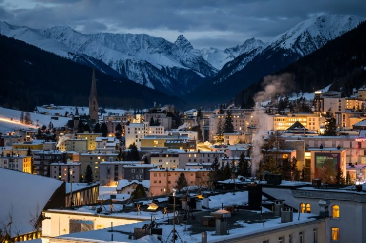 President Donald Trump is casting a long shadown over the World Economic Forum in Davos. ©AFP