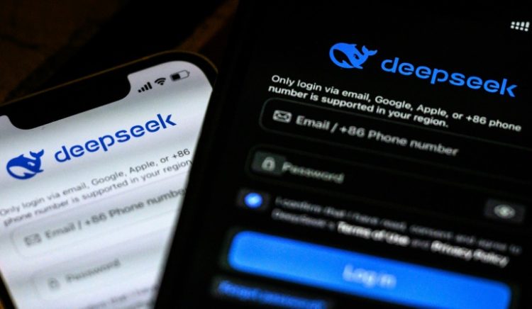 DeepSeek's release has sent some tech stocks plunging. ©AFP