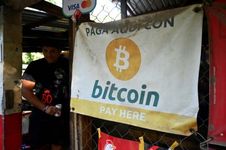 El Salvador declared bitcoin legal tender in 2021 . ©AFP