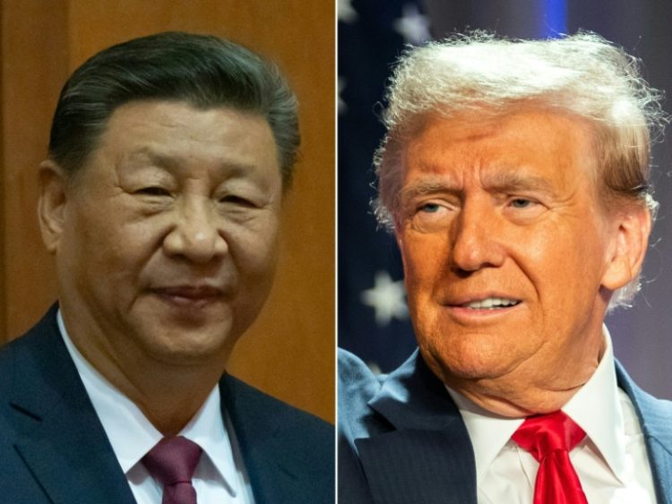 Investor sentiment has been boosted by news of the phone call between Xi Jinping and Donald Trump last week. ©AFP