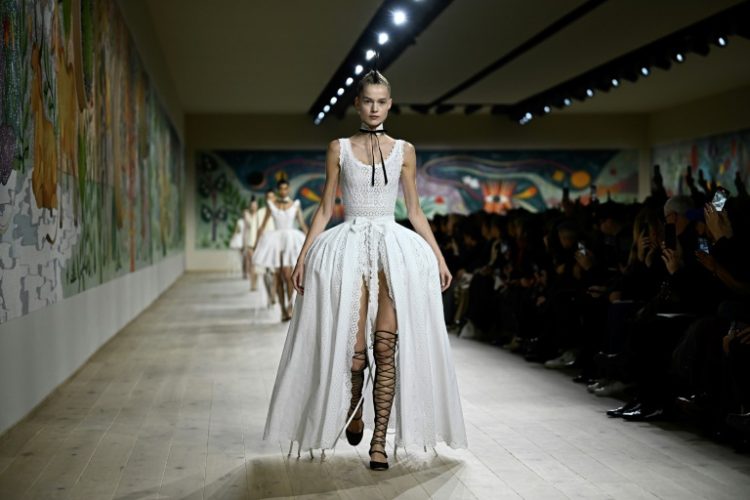 A photo from the Dior haute couture show . ©AFP