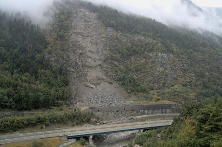 The landslide caused immense destruction. ©AFP