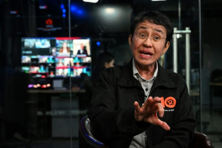 Philippine Nobel laureate Maria Ressa warns of 'dangerous times ahead' after social media giant Meta ended its US fact-checking program on Facebook and Instagram. ©AFP