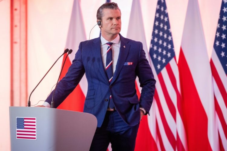 US Defence Secretary Pete Hegseth, who reportedly wrote a memo ordering the US military to prepare for sweeping budget cuts. ©AFP