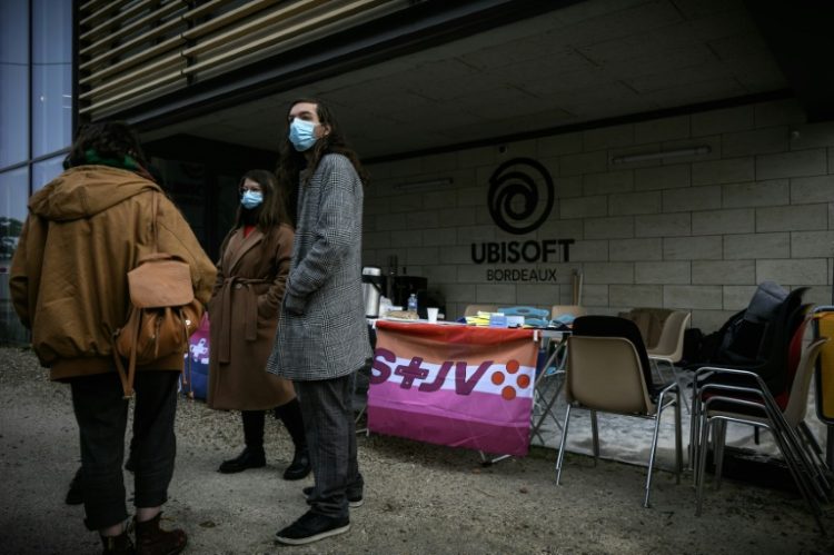 Workers at 'Assassin's Creed' maker Ubisoft joined the video game sector-wide strike in France. ©AFP