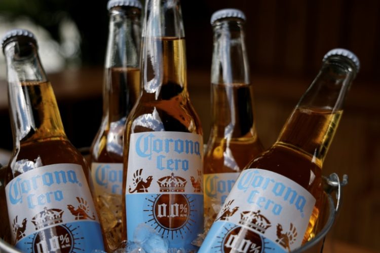 AB InBev's sales of alcohol-free beers, led by Corona Cero, saw revenue growth above 20 percent. ©AFP