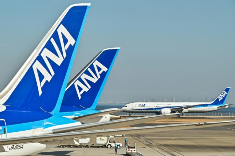 Japan's All Nippon Airways (ANA) will have approximately 320 aircraft in its fleet by the financial year 2030. ©AFP