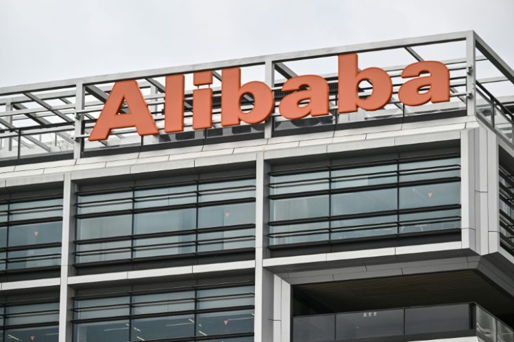 Forecast-busting earnings sent Chinese e-commerce giant Alibaba's shares surging. ©AFP