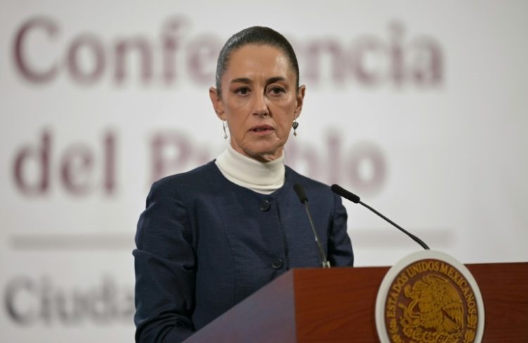 The peso rallied on news that Mexico's President Claudia Sheinbaum (pictured) had struck a deal with President Donald Trump hours before US tariffs kicked in. ©AFP