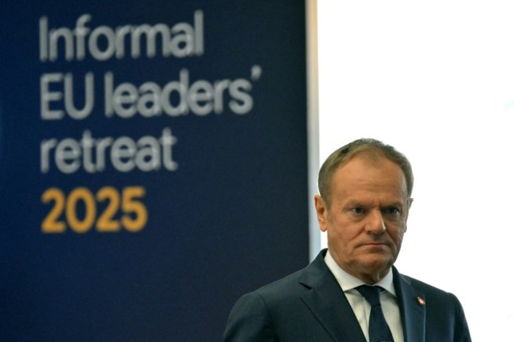 Polish Prime Minister Donald Tusk said everything must be done to avoid a 'totally unnecessary and stupid' trade war. ©AFP