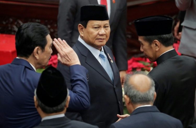 Prabowo Subianto has ordered sweeping cuts across government to fund his key campaign pledges including the new investment vehicle. ©AFP