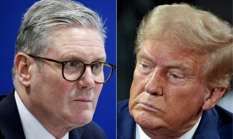 Keir Starmer (L) will told talks with Donald Trump in Washington. ©AFP