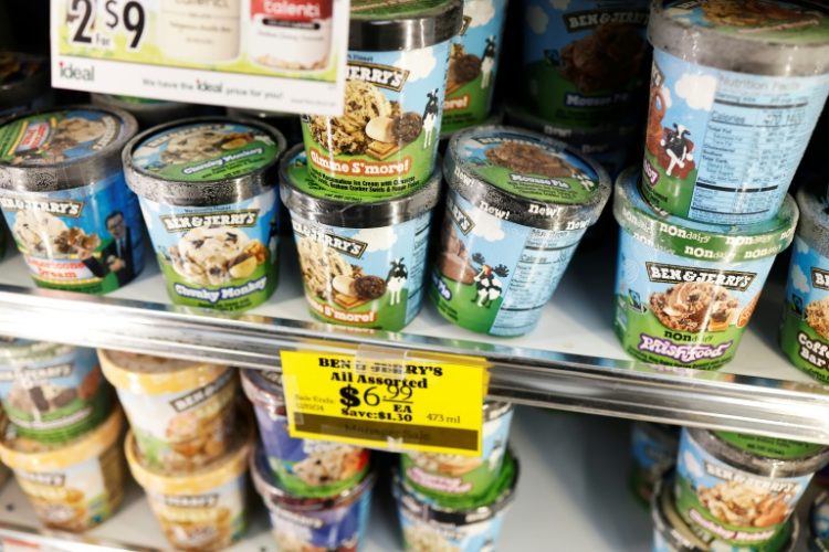 Unilever chief Hein Schumacher planned to spin off the consumer giant's ice cream division that includes Ben & Jerry’s. ©AFP