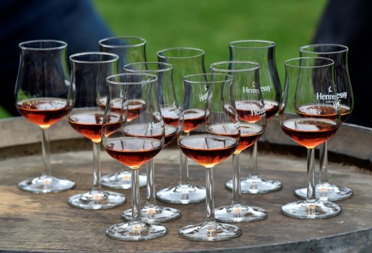 French cognac makers rely on exports for 98 percent of their sales with cognac making up the vast majority of EU brandy exports to China. ©AFP