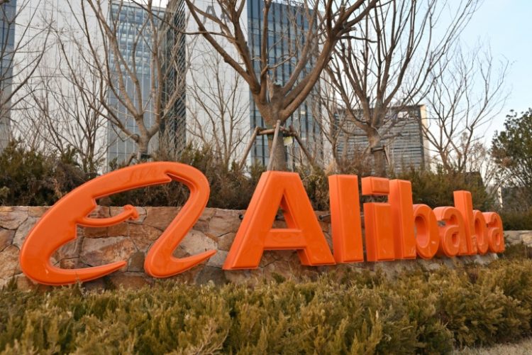 Alibaba led a rally in tech firms in Hong Kong . ©AFP