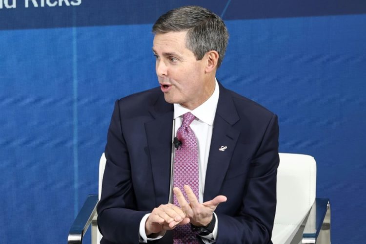 Eli Lilly CEO David Ricks said the Trump administration's trade policy should take into account account companies that make major investments in new US manufacucturing capacity . ©AFP