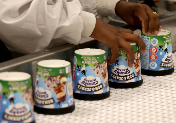 Unilever, which owns Ben & Jerry's, plans to list its demerged ice cream business on the Amsterdam, London and New York stock exchanges. ©AFP